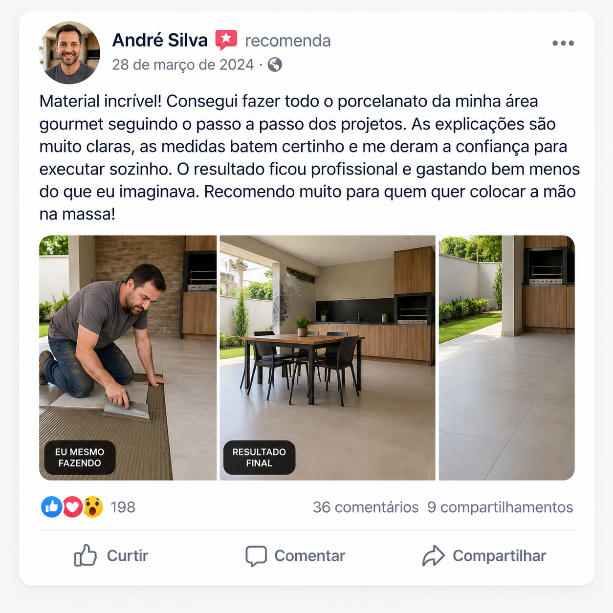 Depoimento de cliente