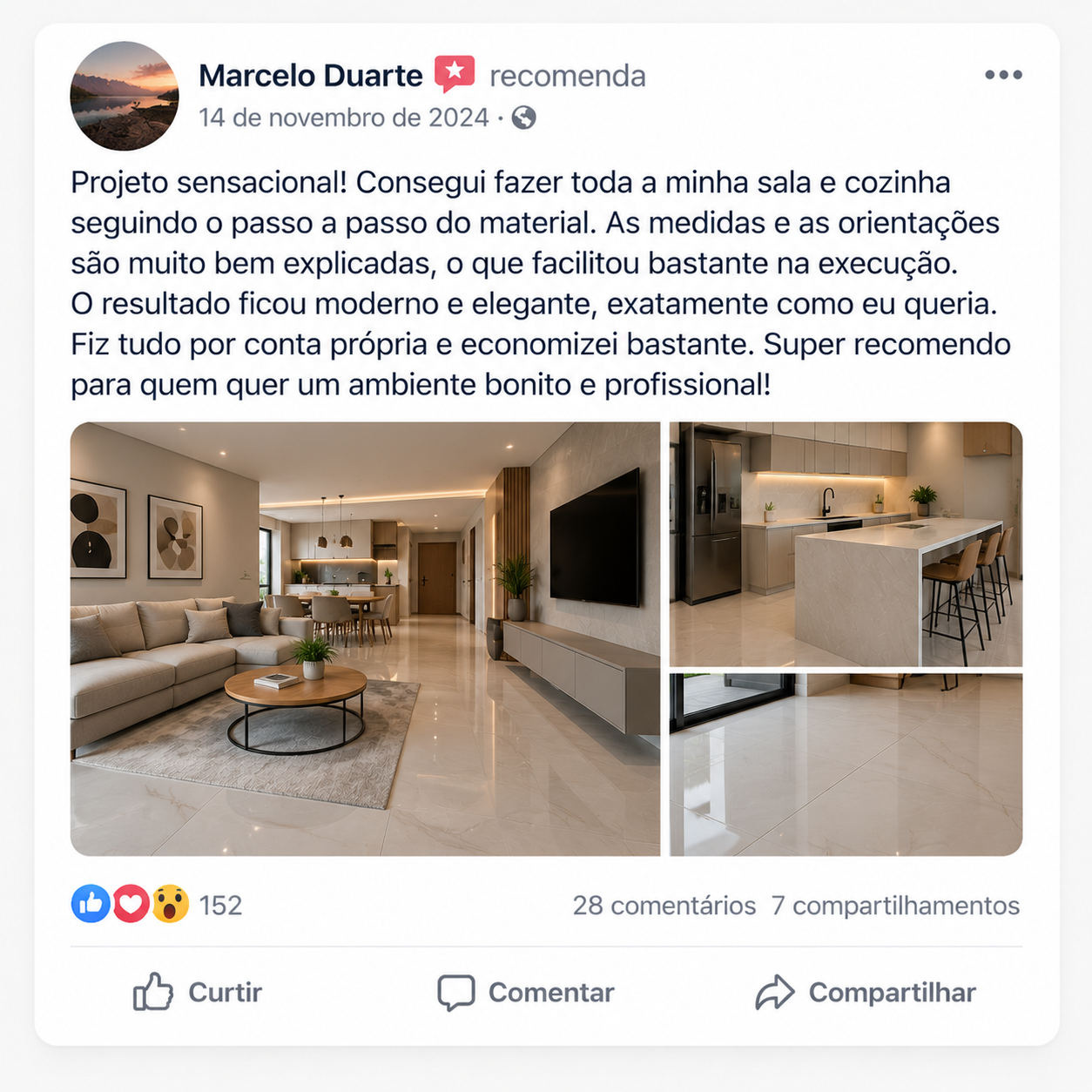 Depoimento de cliente