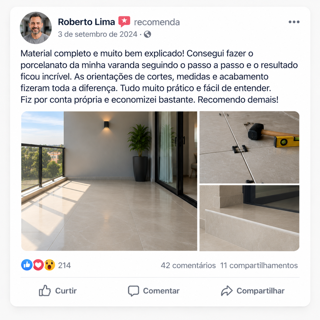 Depoimento de cliente