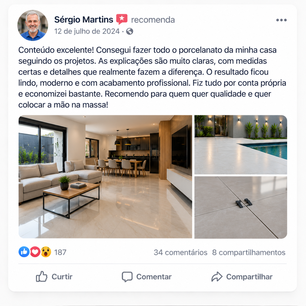 Depoimento de cliente